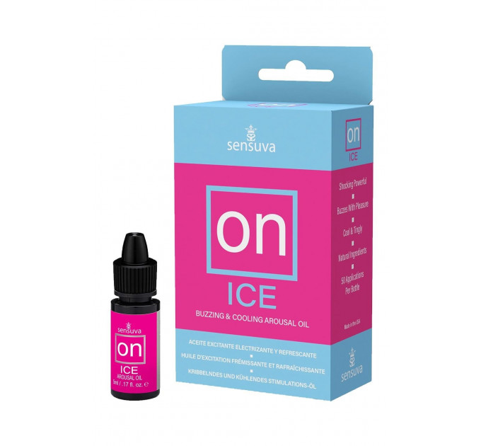 Возбуждающий и охлаждающий жидкий вибратор Sensuva ON ICE, 5 мл