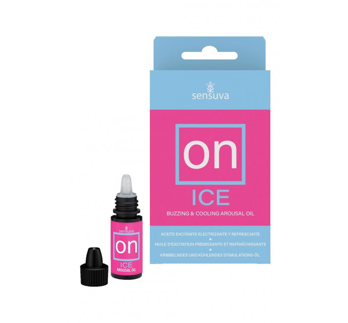 Возбуждающий и охлаждающий жидкий вибратор Sensuva ON ICE, 5 мл