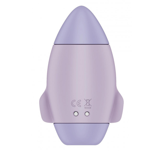 Вибратор Satisfyer Mission Control с вакуумной стимуляцией клитора, фиолетовый