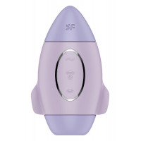 Вібратор Satisfyer Mission Control з вакуумною стимуляцією клітора, фіолетовий