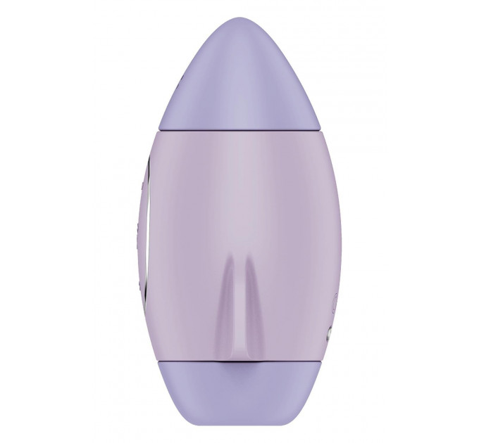 Вибратор Satisfyer Mission Control с вакуумной стимуляцией клитора, фиолетовый