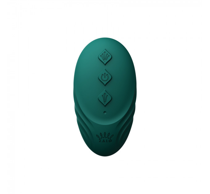 Вибратор в трусики AYA Zalo Turquoise Green на пульте управления