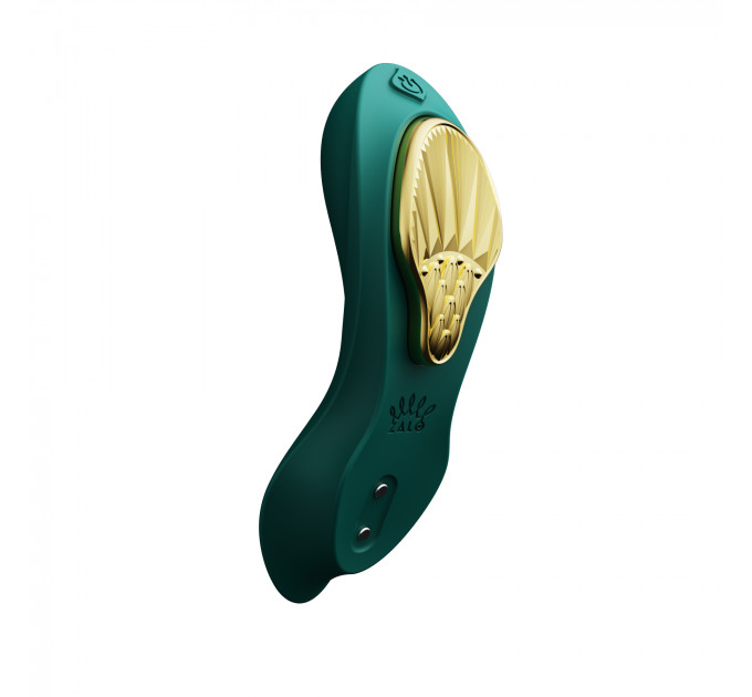 Вибратор в трусики AYA Zalo Turquoise Green на пульте управления