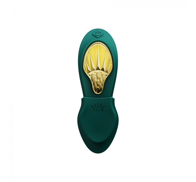 Вибратор в трусики AYA Zalo Turquoise Green на пульте управления