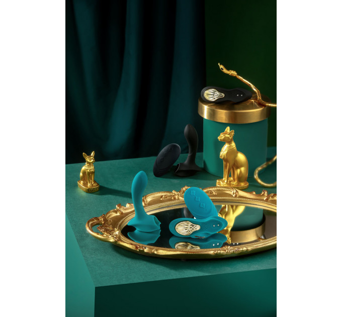 Вибратор в трусики AYA Zalo Turquoise Green на пульте управления