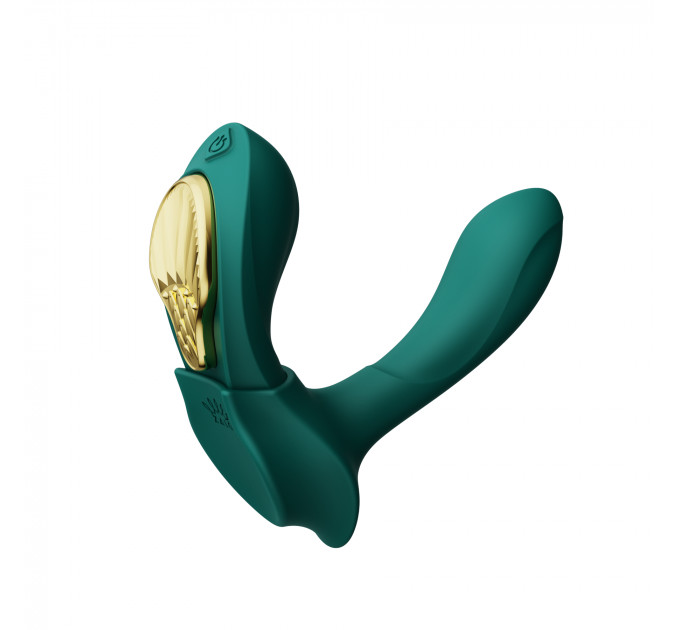 Вибратор в трусики AYA Zalo Turquoise Green на пульте управления