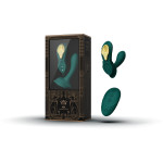 Вибратор в трусики AYA Zalo Turquoise Green на пульте управления