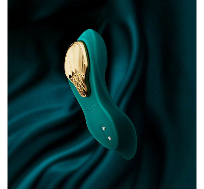 Вибратор в трусики AYA Zalo Turquoise Green на пульте управления