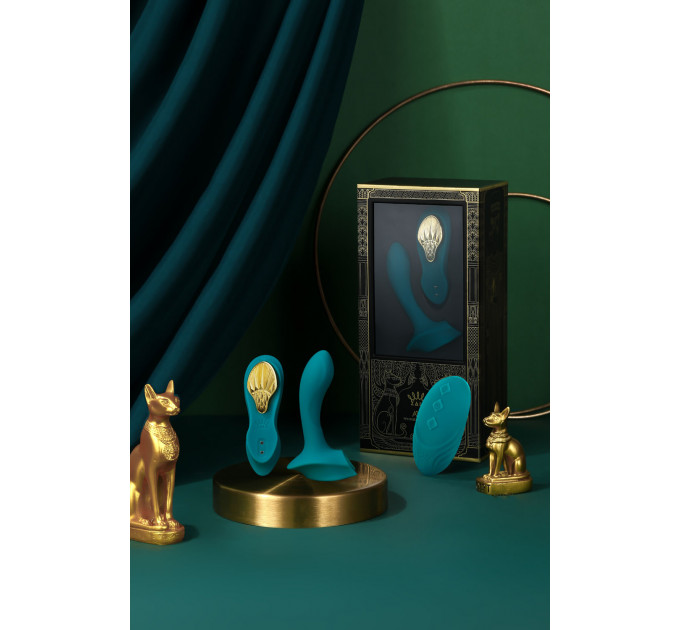 Вибратор в трусики AYA Zalo Turquoise Green на пульте управления