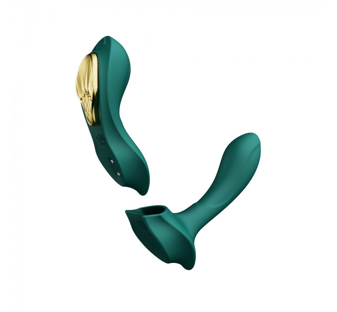 Вибратор в трусики AYA Zalo Turquoise Green на пульте управления