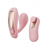 Вибратор в трусики с дистанционным управлением Qingnan No.6 Wireless Control Beige, рожевий