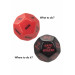 Гральні секс-кубики для пари CalExotic Roll Play-Naughty Dice Set, червоно-чорні